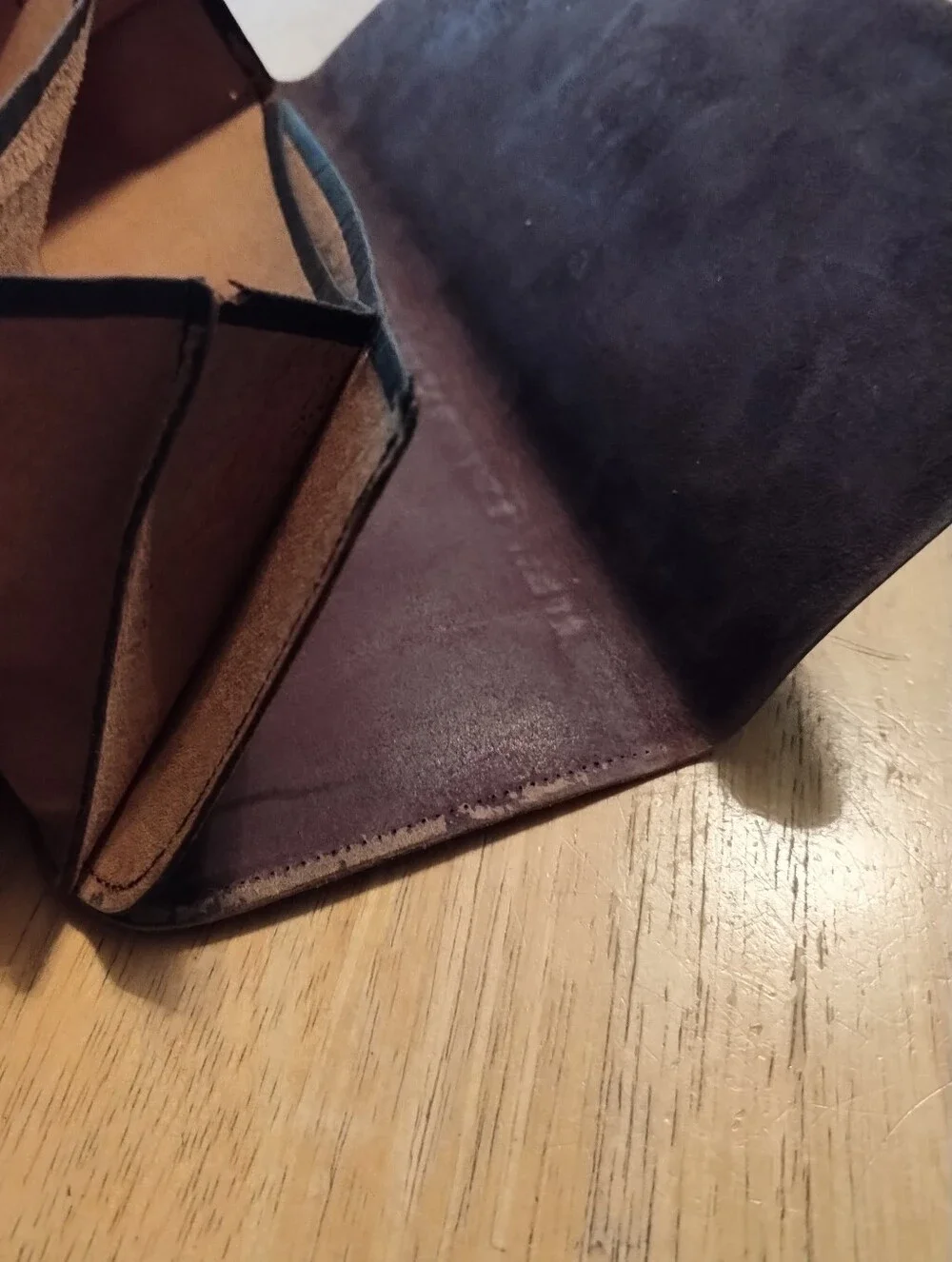 💼 Antique Leather Pocketbook/Billfold